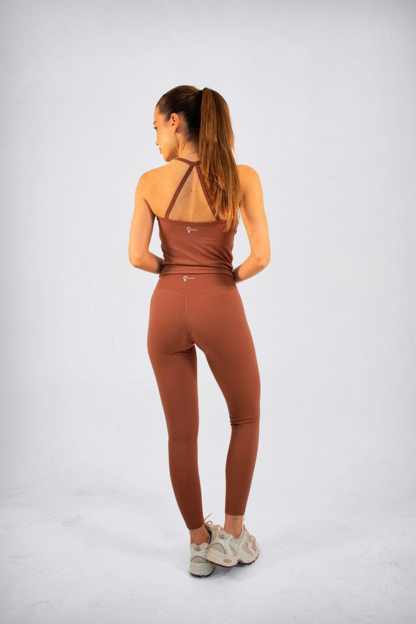 Calza Deportiva Mujer Squat Proof Mokka 4Women-4