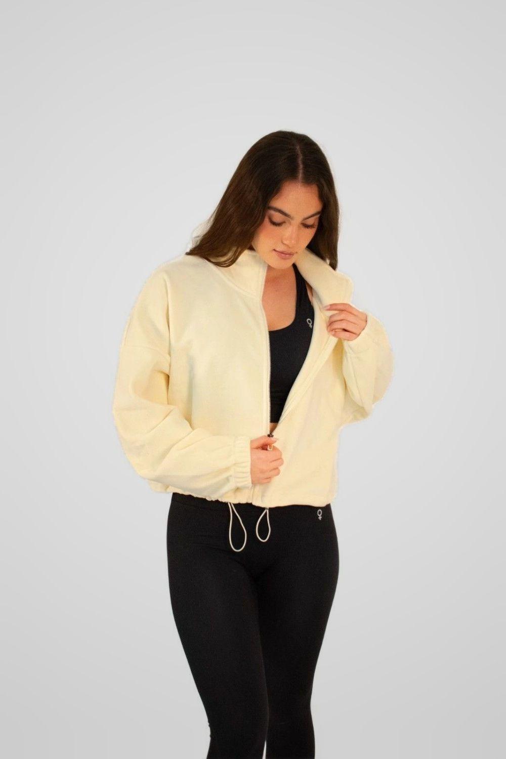 Polerón Polar Mujer Nordik Vainilla 4Women-2