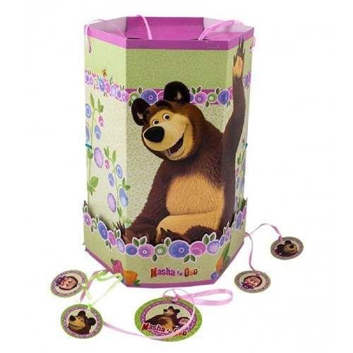 Pack Cumpleaños Masha Y El Oso X 12 Cotillón Activarte-1