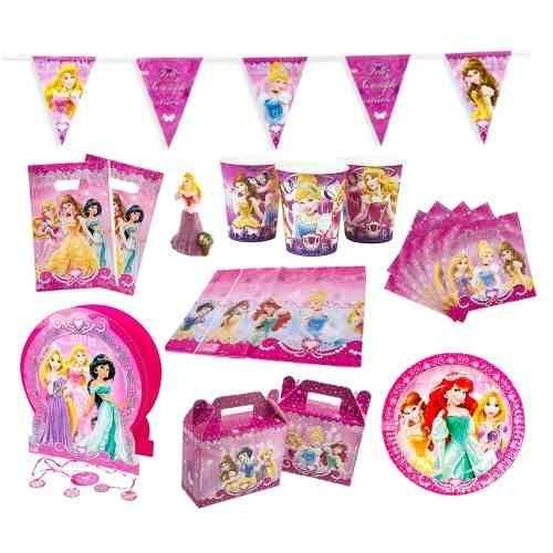 Pack Cumpleaños Princesas Disney X 12 Cotillón Activarte-0
