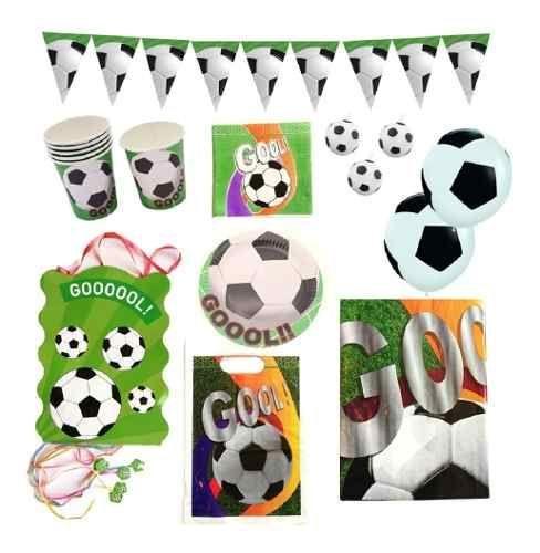Pack Cumpleaños Fútbol X 24 Cotillón Activarte-0