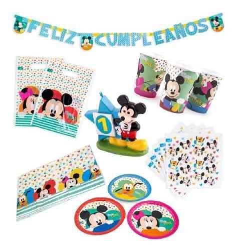 Pack Cumpleaños Mickey Baby X 12 Cotillón Activarte-0