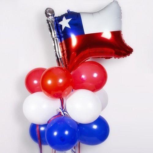 Globo Metálico Bandera Chile Cotillón Activarte-2