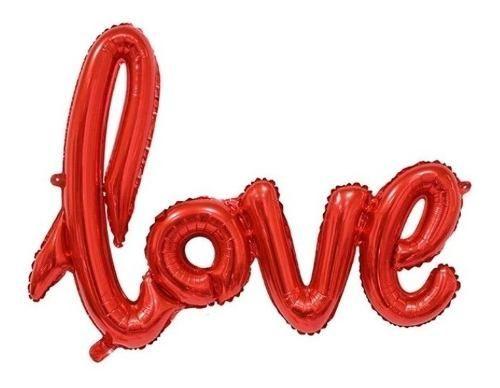 Globo Metalizado Love Día De Enamorados Cotillón Activarte-0