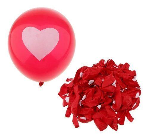 Globo Corazón X 25 Día De Los Enamorados Cotillón Activarte-0