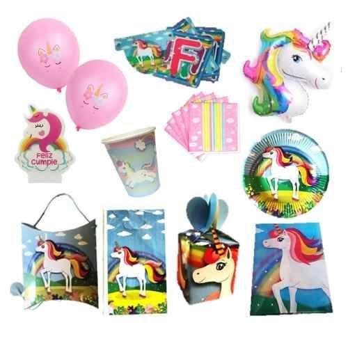 Pack Cumpleaños Unicornio X 6 Cotillón Activarte-0