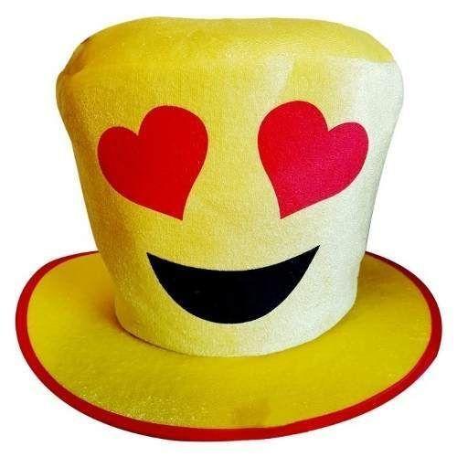 Gorro Emoticon Enamorado Cotillón Activarte Tela Premium-0