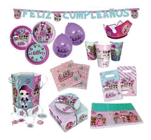 Pack Cumpleaños Lol X 12 Premium Original Cotillón Activarte-0