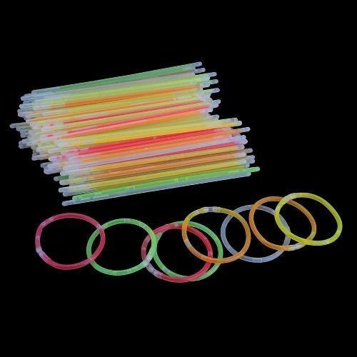 Tubo Pulsera Flúor Led Luminosa X 100 Cotillon Activarte-2