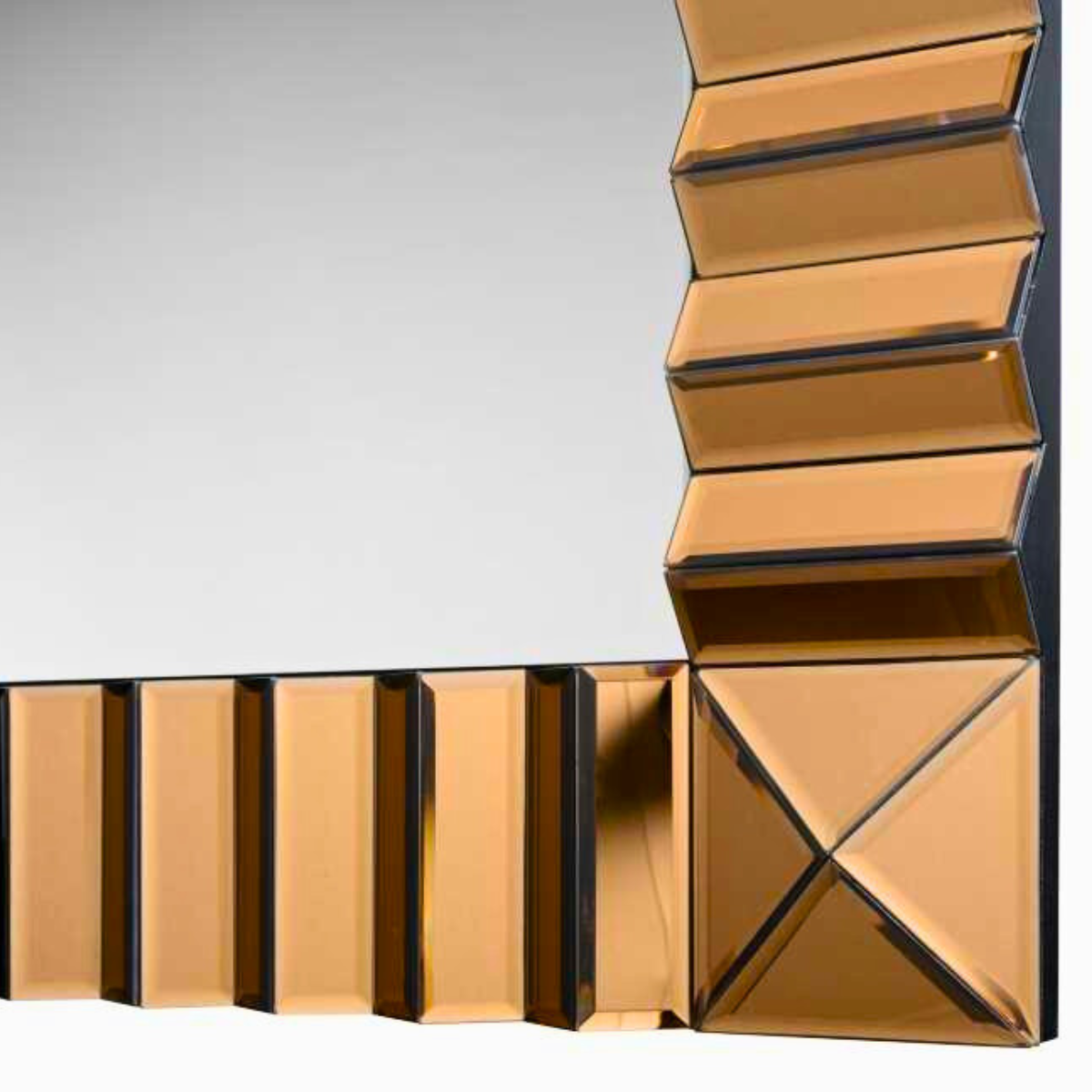 Espejo Decorativo Rectangular 80×120 Marco Espejado Relieve Cobre-4