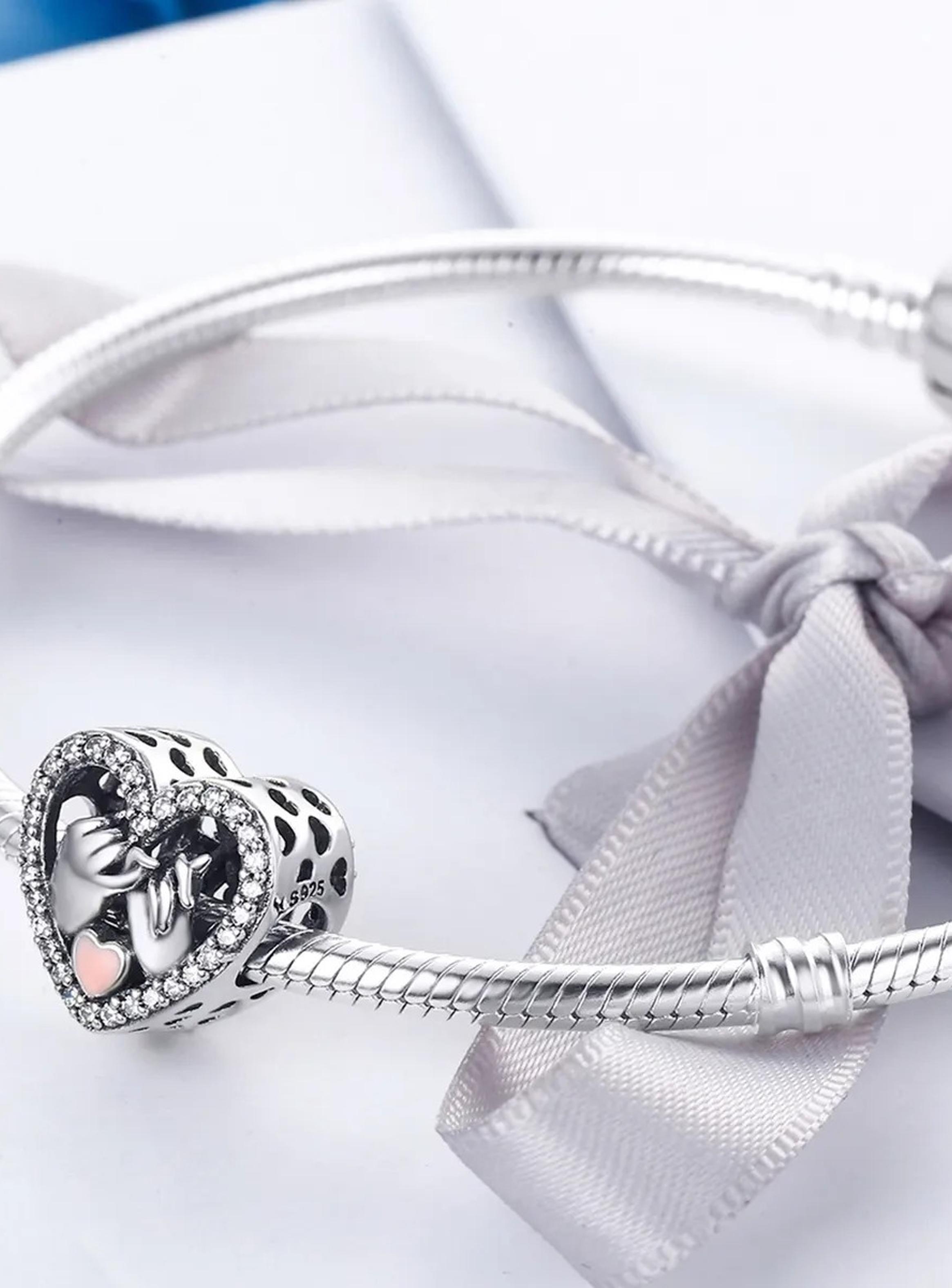 Charm Plata Manos Amistad-1
