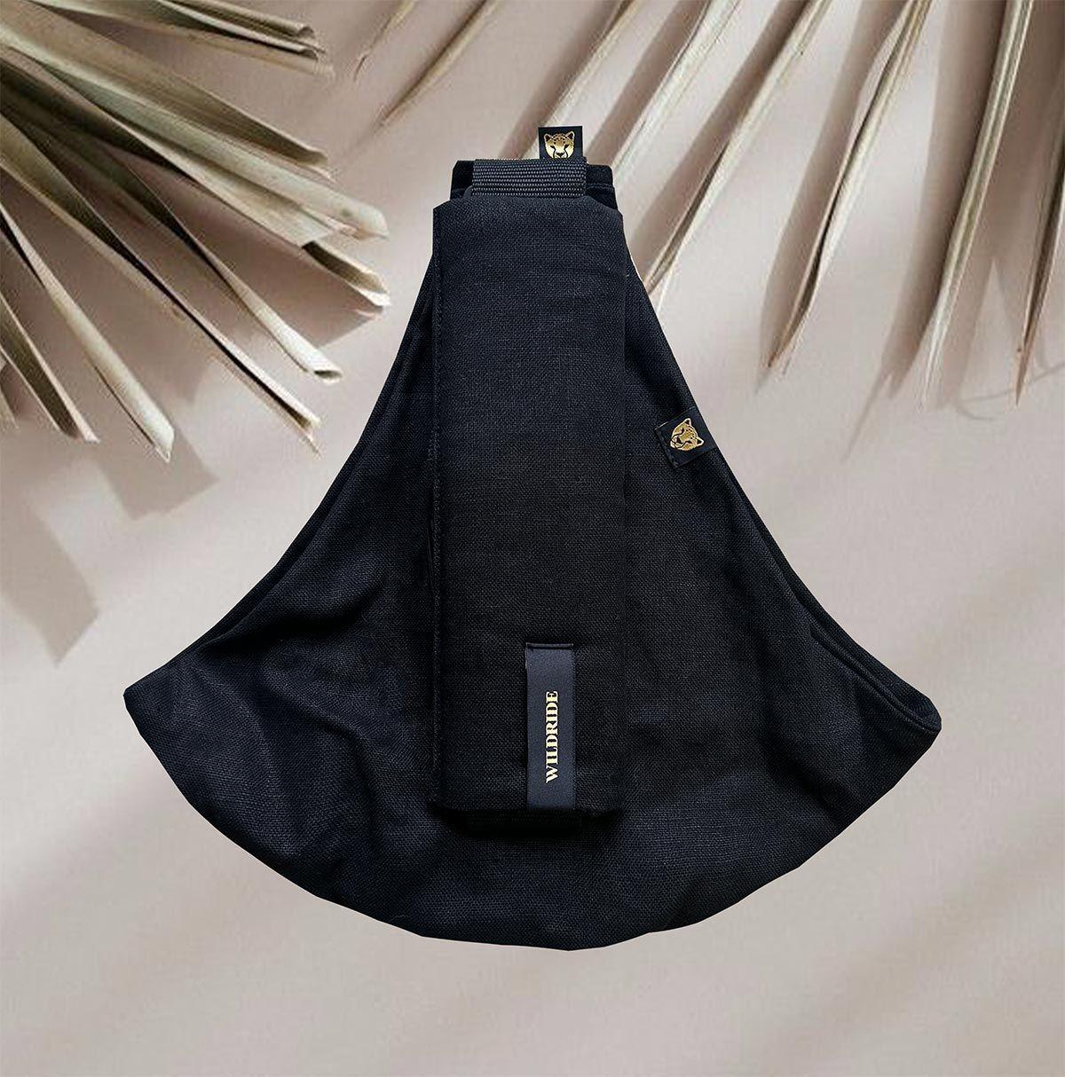 Portabebé Wildride Black linen-4