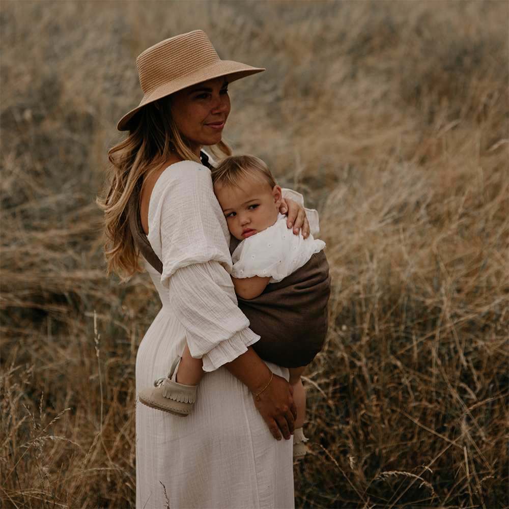 Portabebé Wildride Linen brown-5