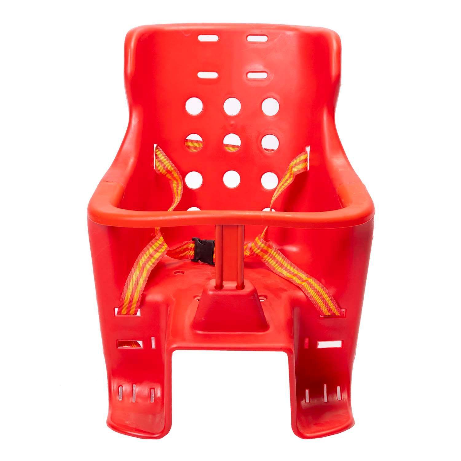 Silla infantil para bicicleta roja-1