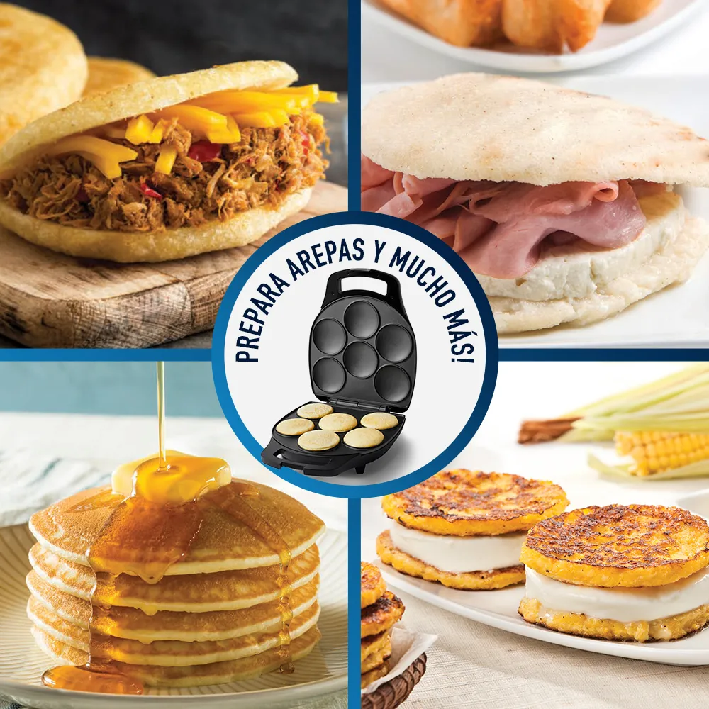 Sandwichera Tosty Arepa Oster® Ckstam05013 Color Negro-4