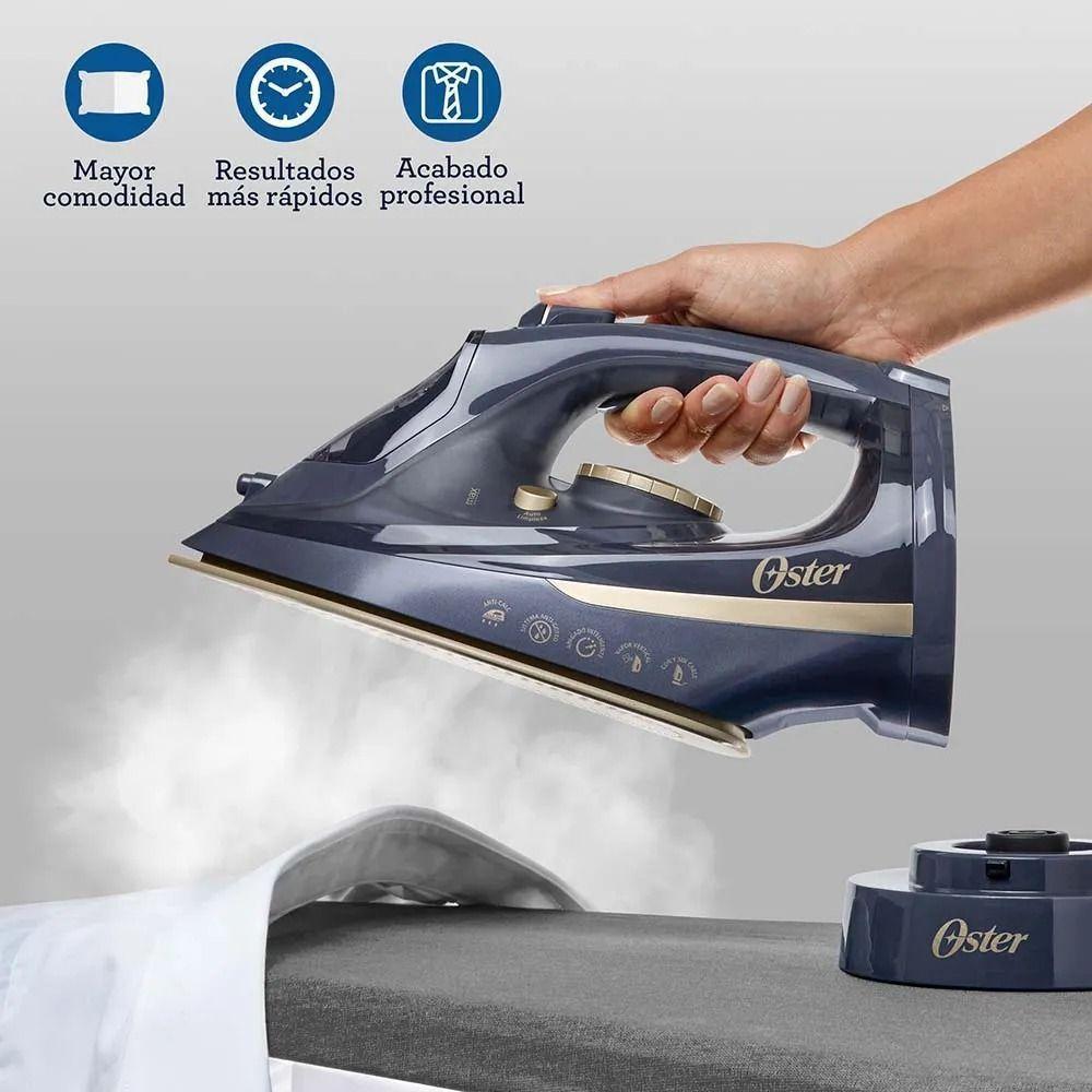 Plancha de Vapor Oster Inalambrica 2 en 1 GCSTCC5000 Suela Ceramica Azul-6