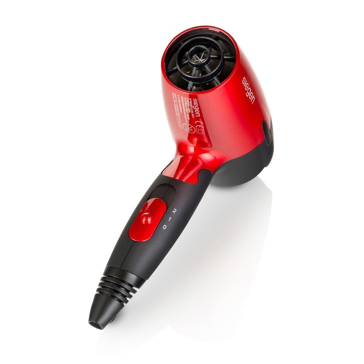 Secador de Pelo Siegen Let`s Go Travel Rojo SG-3011-3