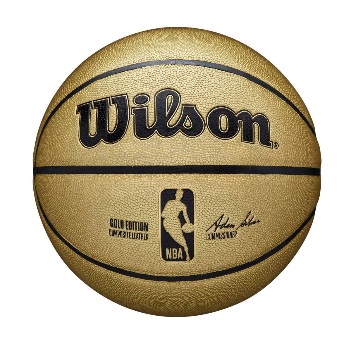 Pelota de Baloncesto Wilson NBA Gold Edition WTB3402XB07-0