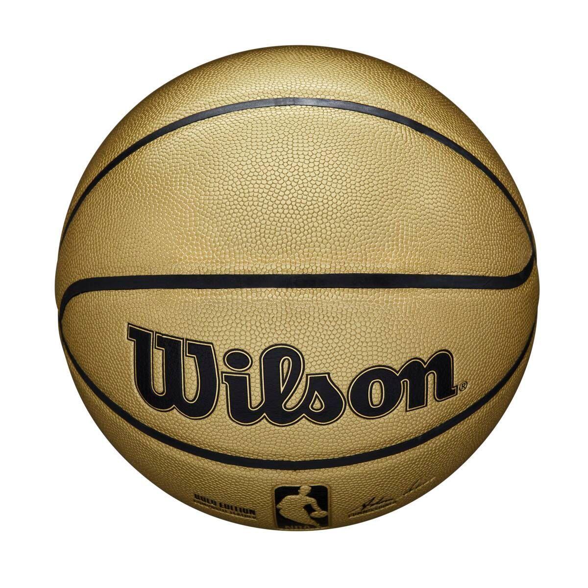 Pelota de Baloncesto Wilson NBA Gold Edition WTB3402XB07-1