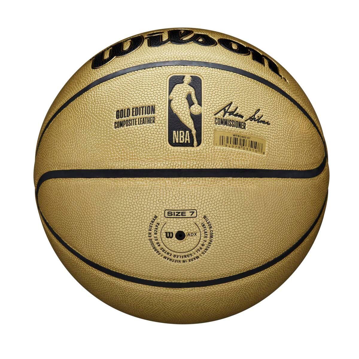 Pelota de Baloncesto Wilson NBA Gold Edition WTB3402XB07-2
