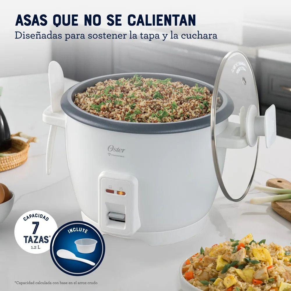 Oster Arrocera Diamondforce 7 Tazas Blanca CKSTRCB7DFWHT-3