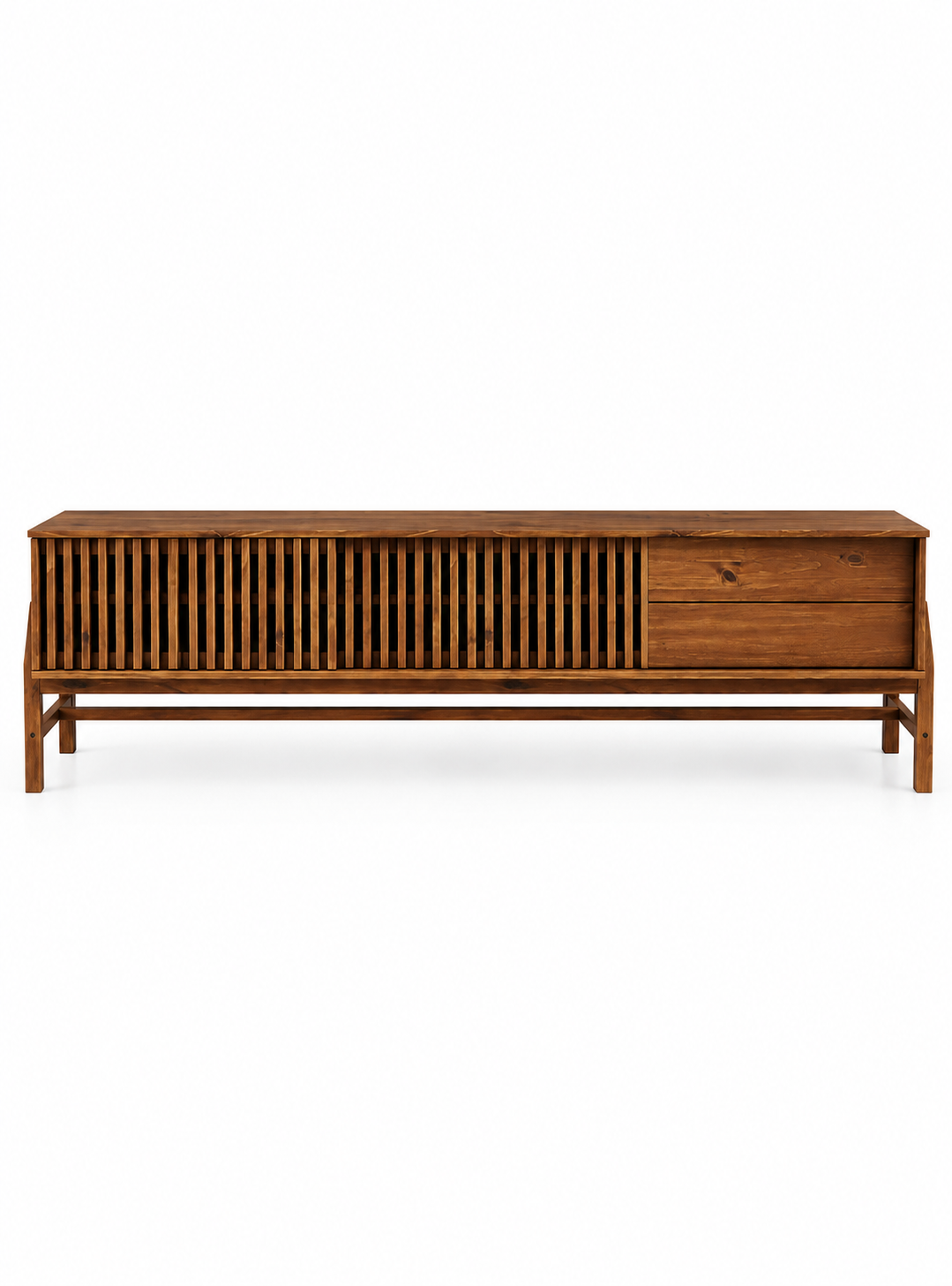 Rack De Madera Solida Tecca Caf IDI84187BR-2