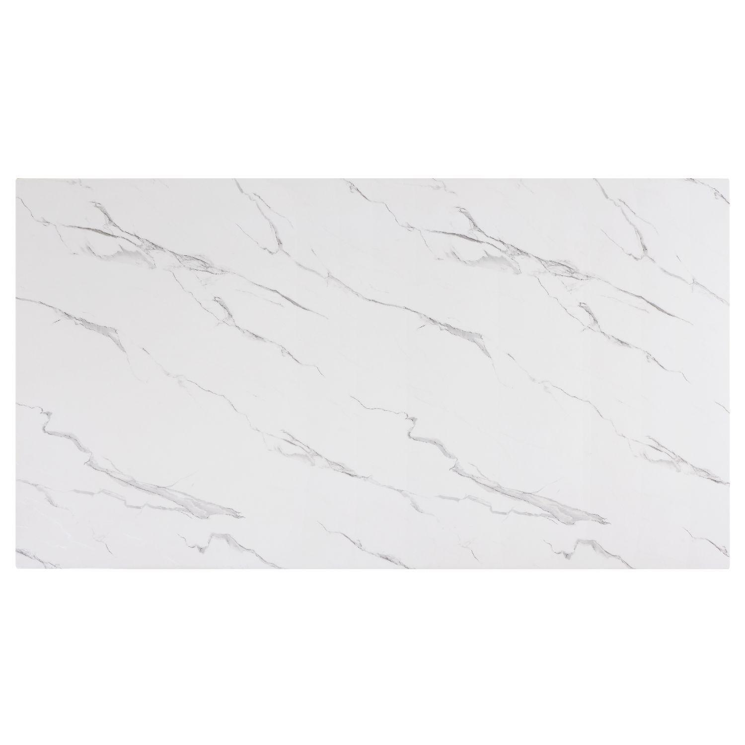 Mesa De Centro Moderna Mármol Rodeus Blanca T4931-4