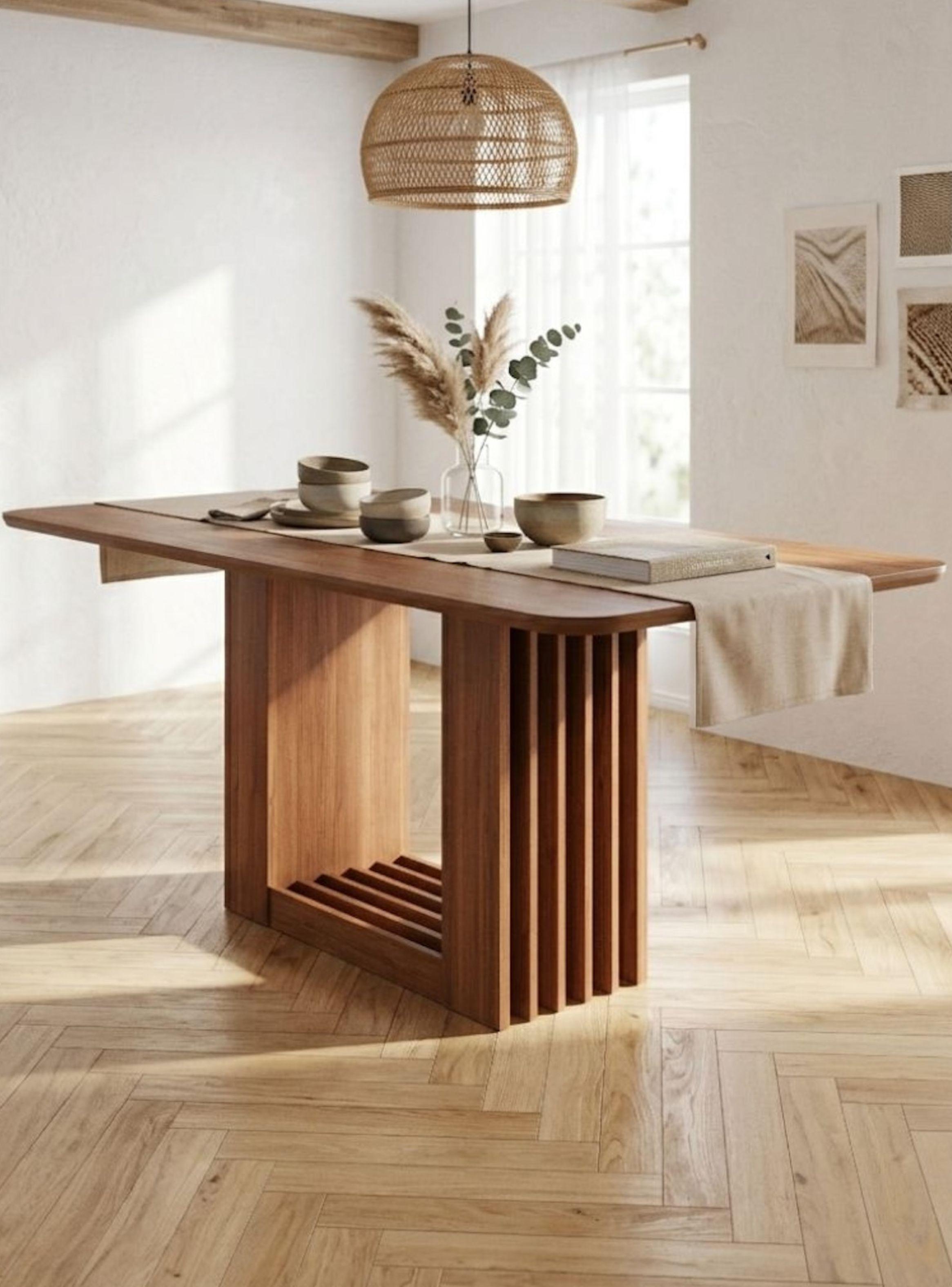 Mesa de Comedor Elegante Ariela Rectangular-0