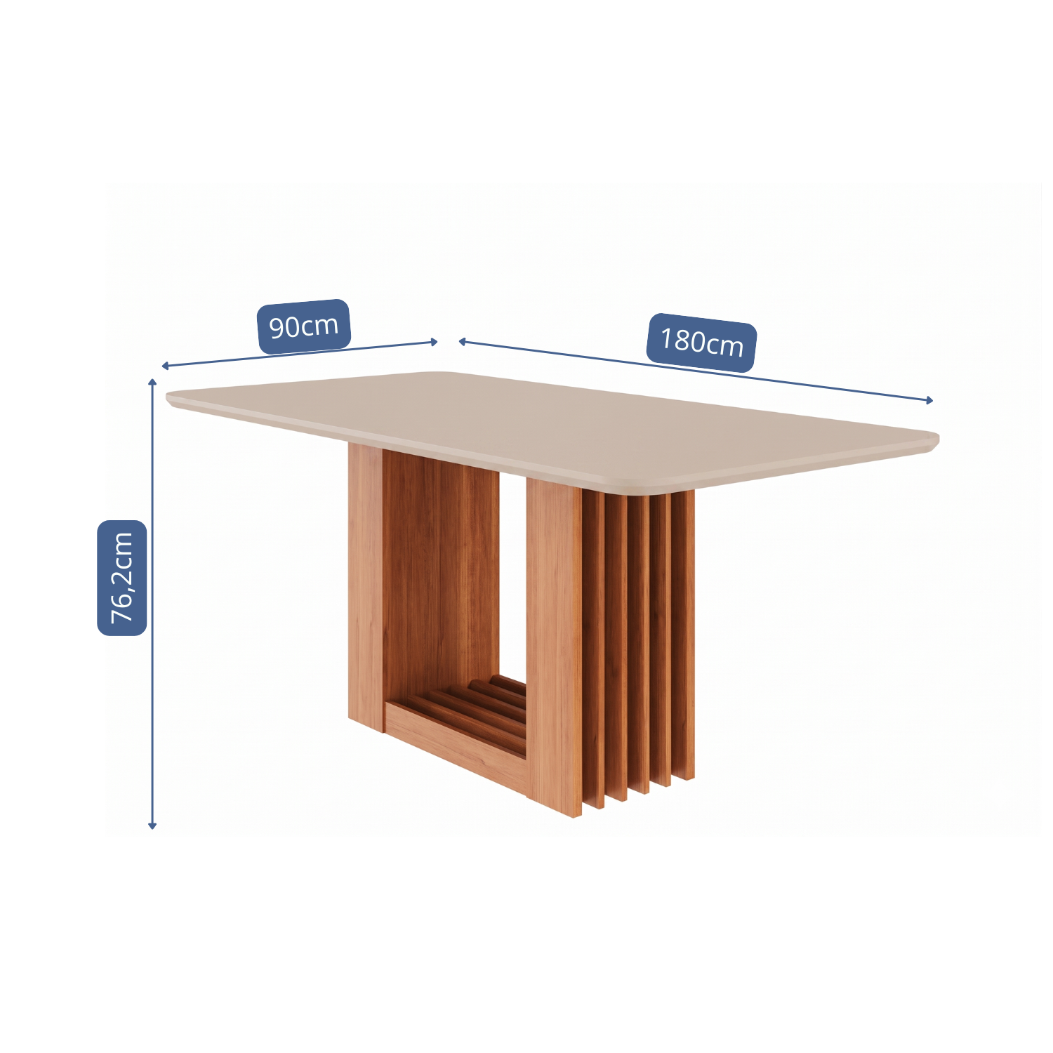 Juego de Comedor Elegante Madera Rectangular 6 Sillas Ariela-3