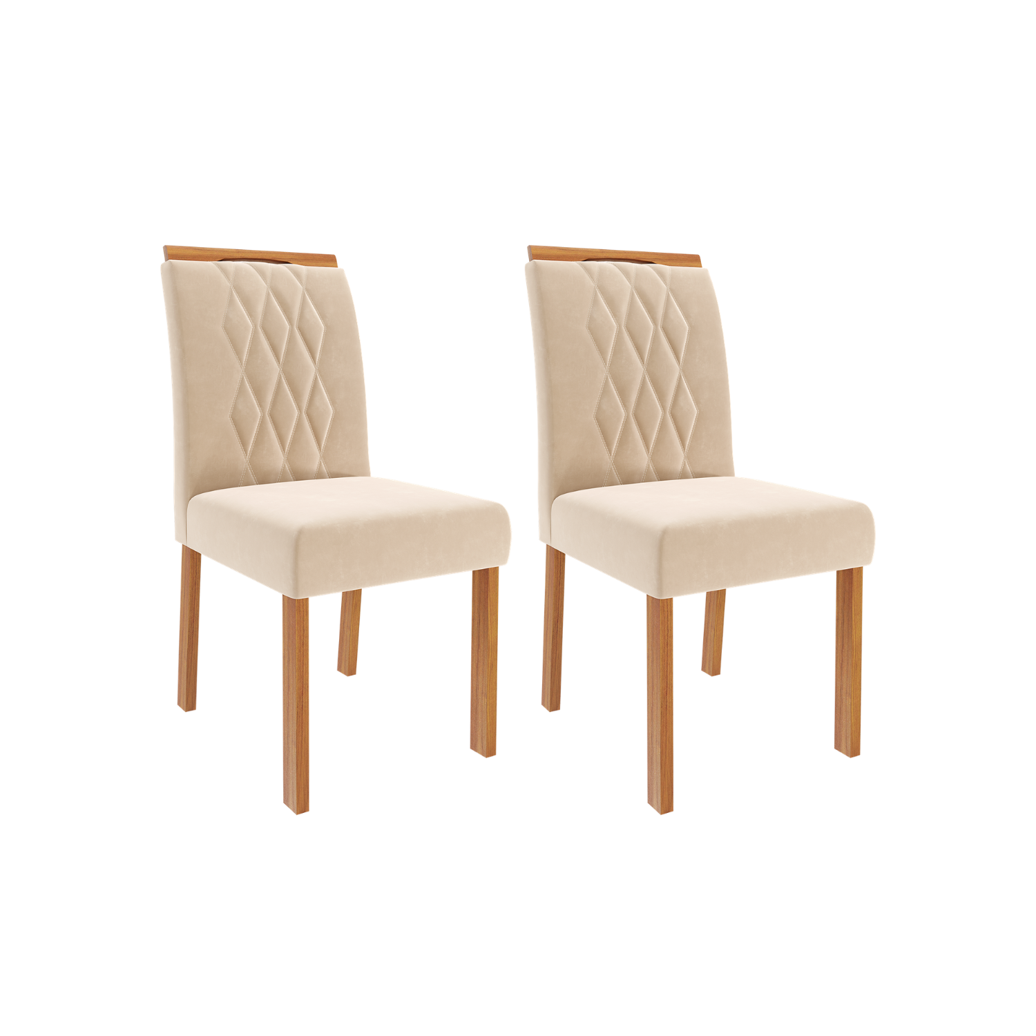 Juego de Comedor Elegante Madera Rectangular 6 Sillas Ariela-3