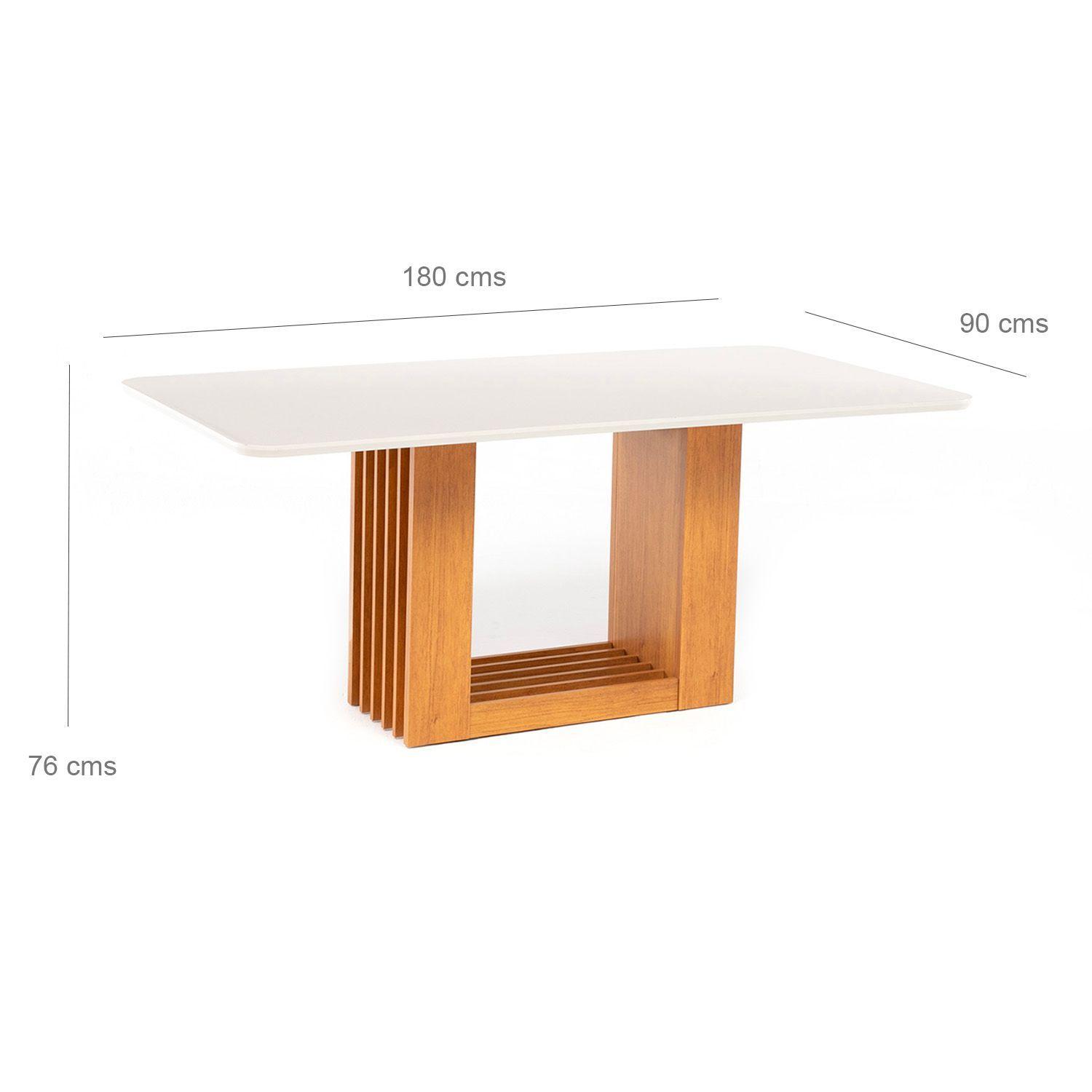 Juego de Comedor Elegante Madera Rectangular 6 Sillas Ariela-7