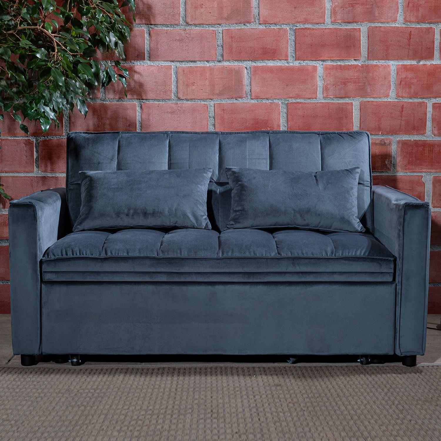 Sofá Cama 2 Cuerpos Moderno Dallas KMP1-2