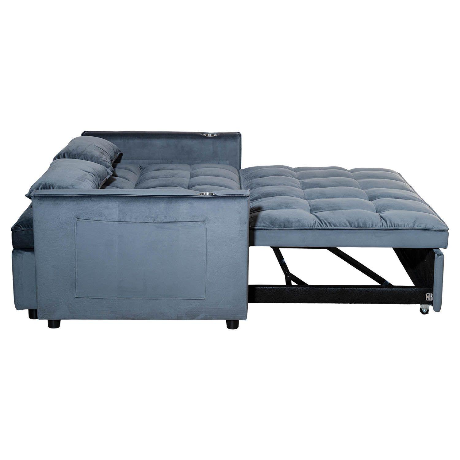 Sofá Cama 2 Cuerpos Moderno Dallas KMP1-4