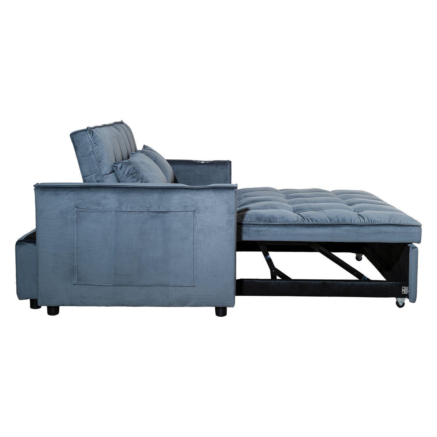 Sofá Cama 2 Cuerpos Moderno Dallas KMP1-3