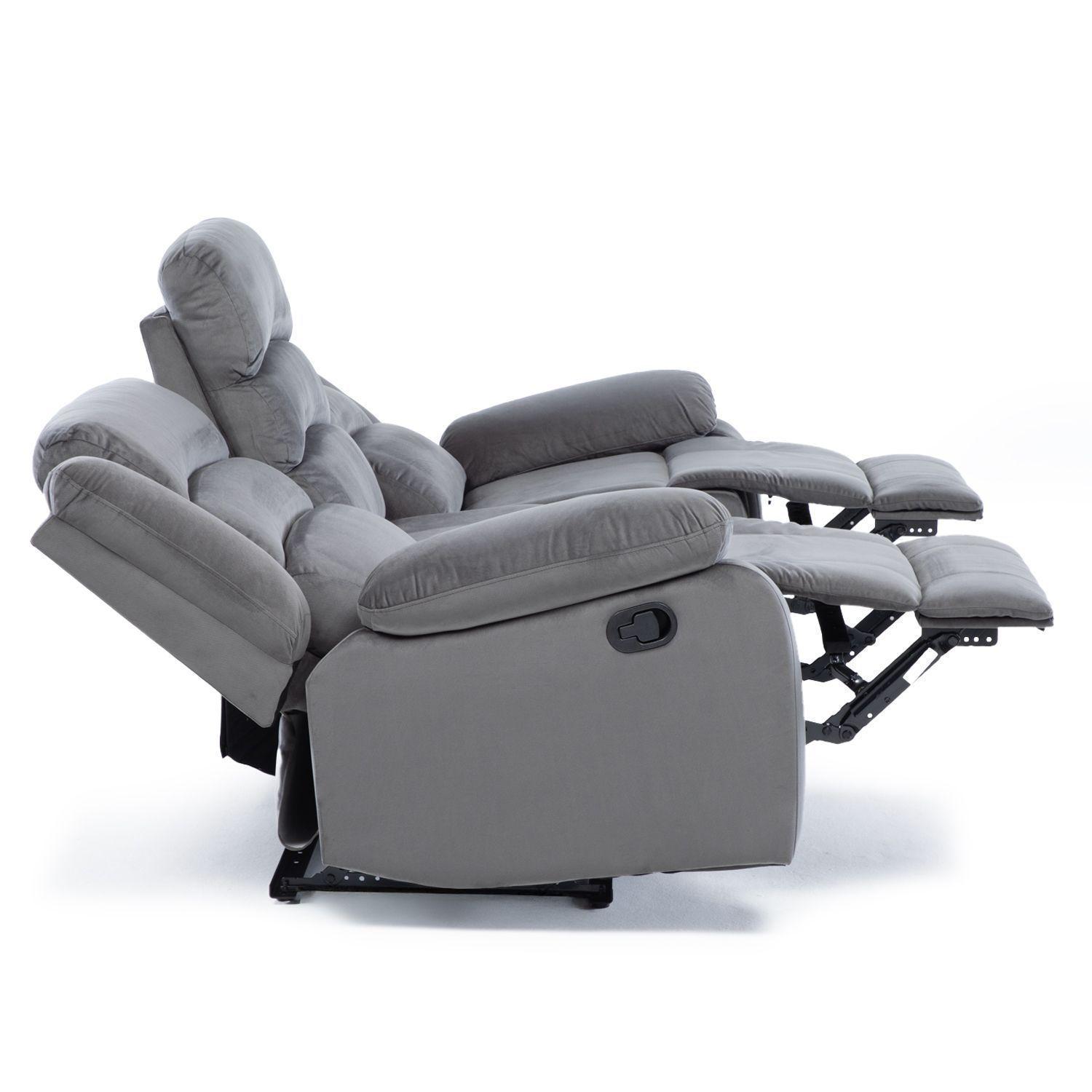  Living Sofá 3 Cuerpos Reclinable Martell + 2 Bergers 98060-5
