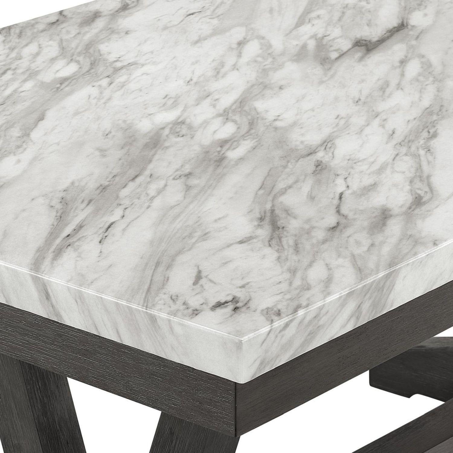 Juego de Comedor 6 Sillas Moderno Rodeus Mármol -7