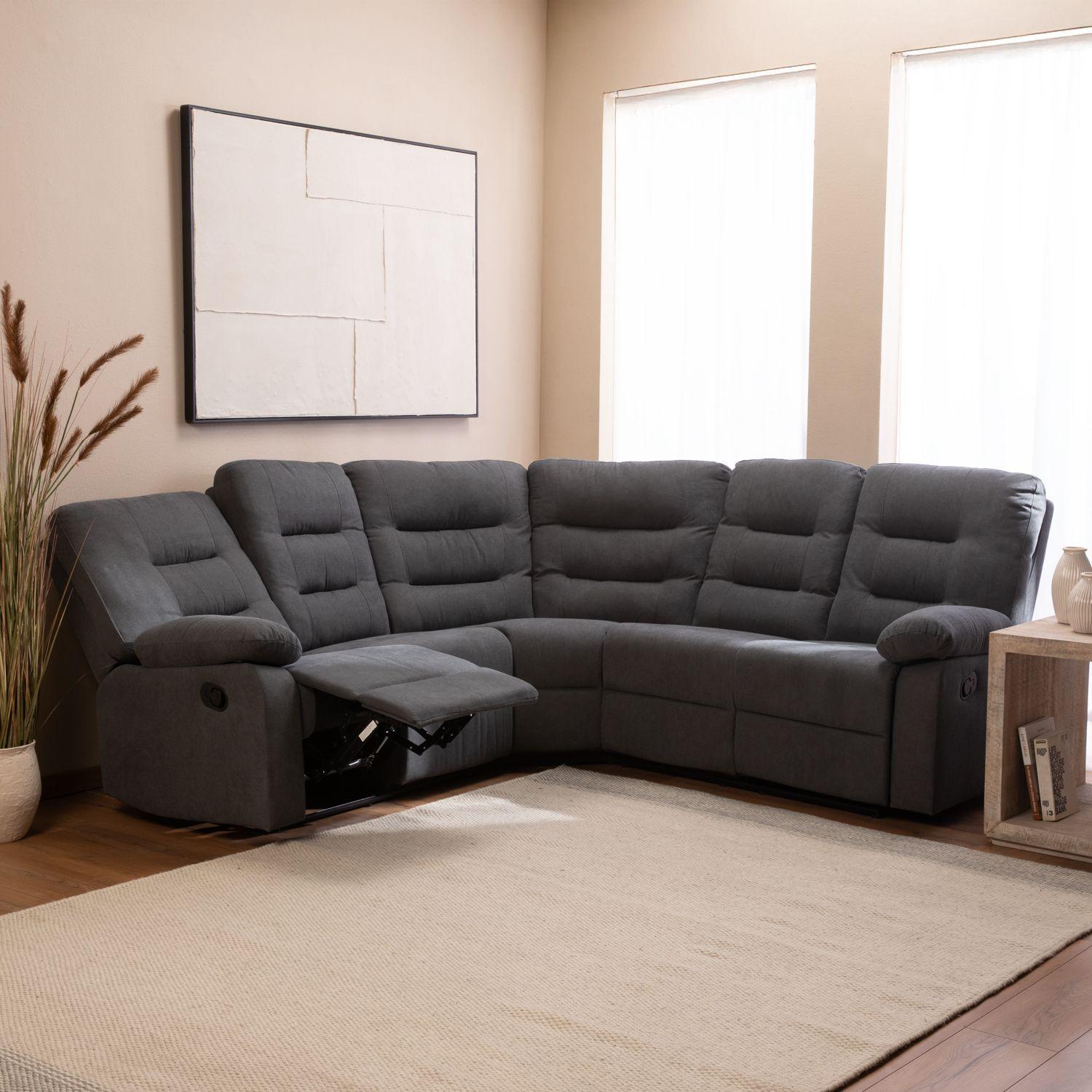 Sofá Seccional Reclinable Moderno Siena 8038-2