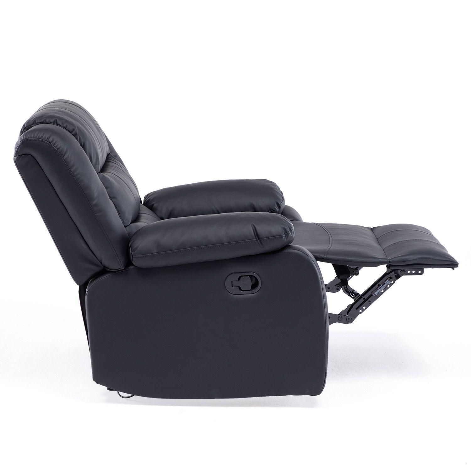Berger Reclinable Moderno PU Berlin Negro KM060R-6