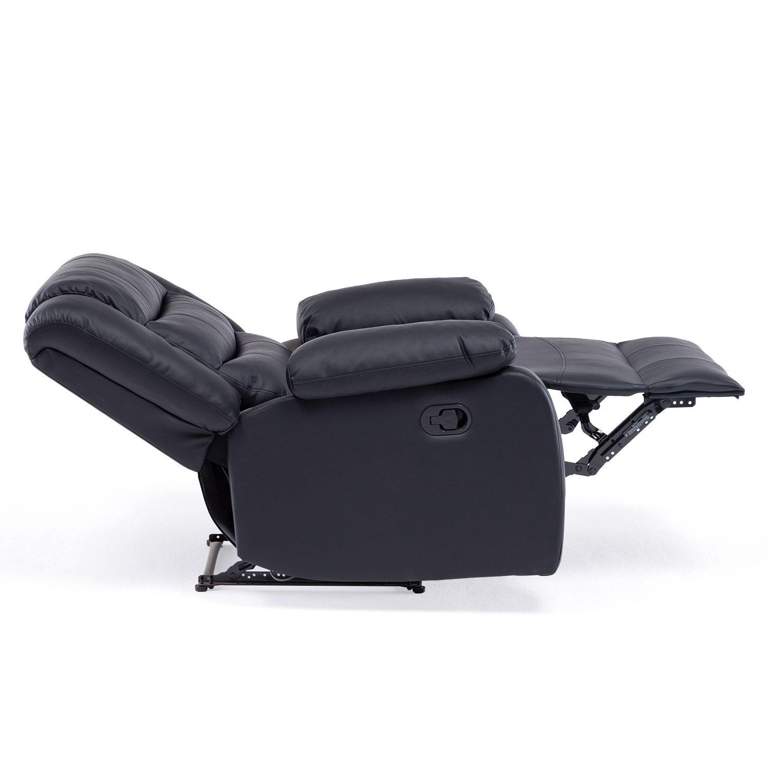 Berger Reclinable Moderno PU Berlin Negro KM060R-7