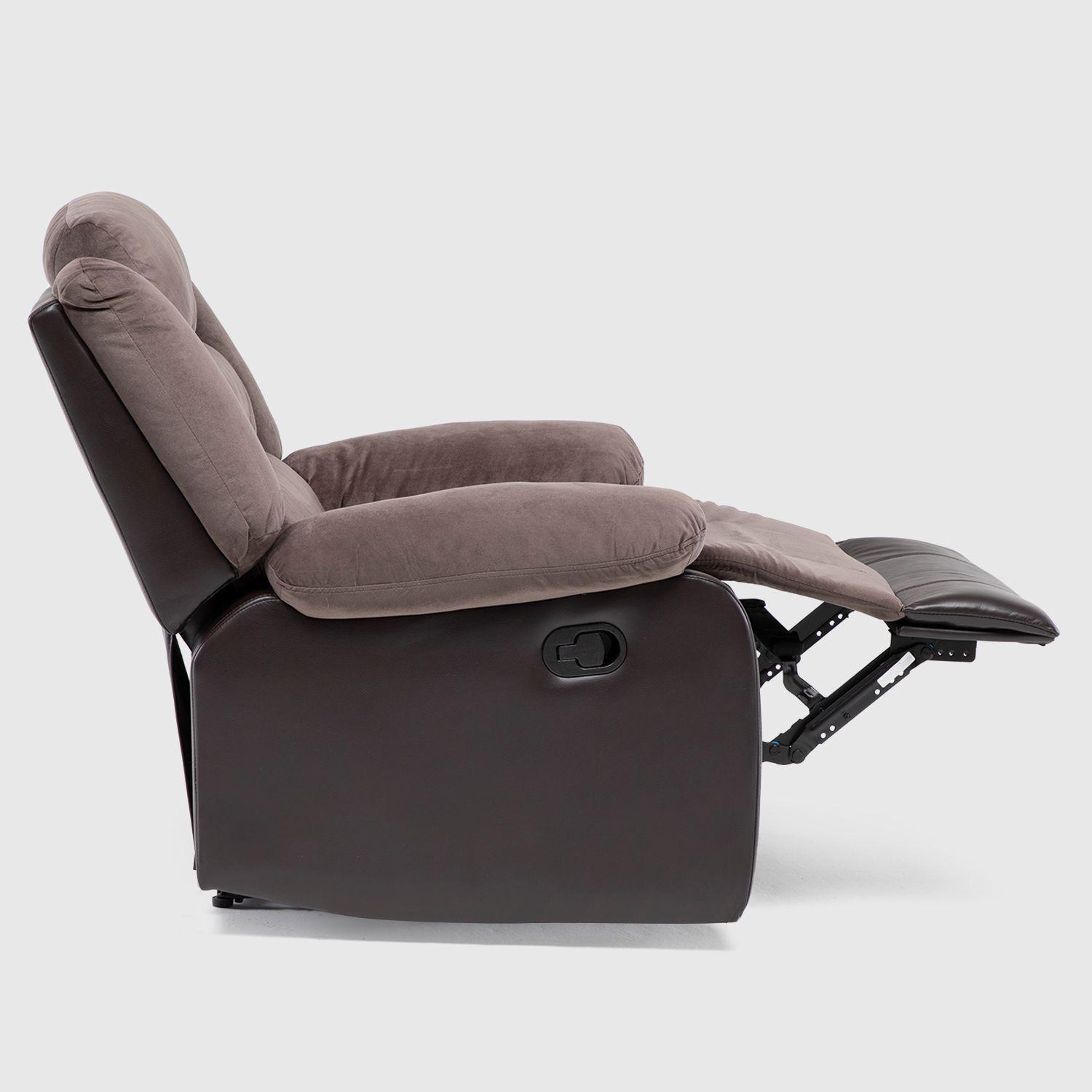 Berger 1 Cuerpo Reclinable Moderno Café Praga 8040RBR-5