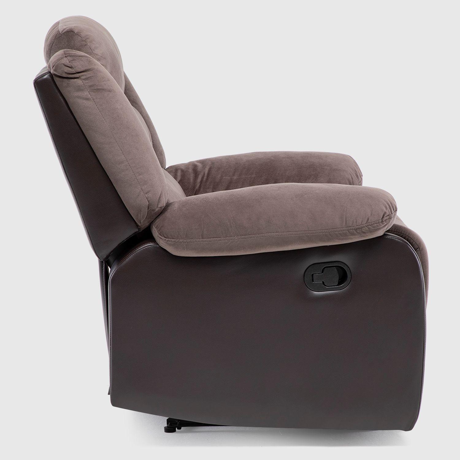 Berger 1 Cuerpo Reclinable Moderno Café Praga 8040RBR-6