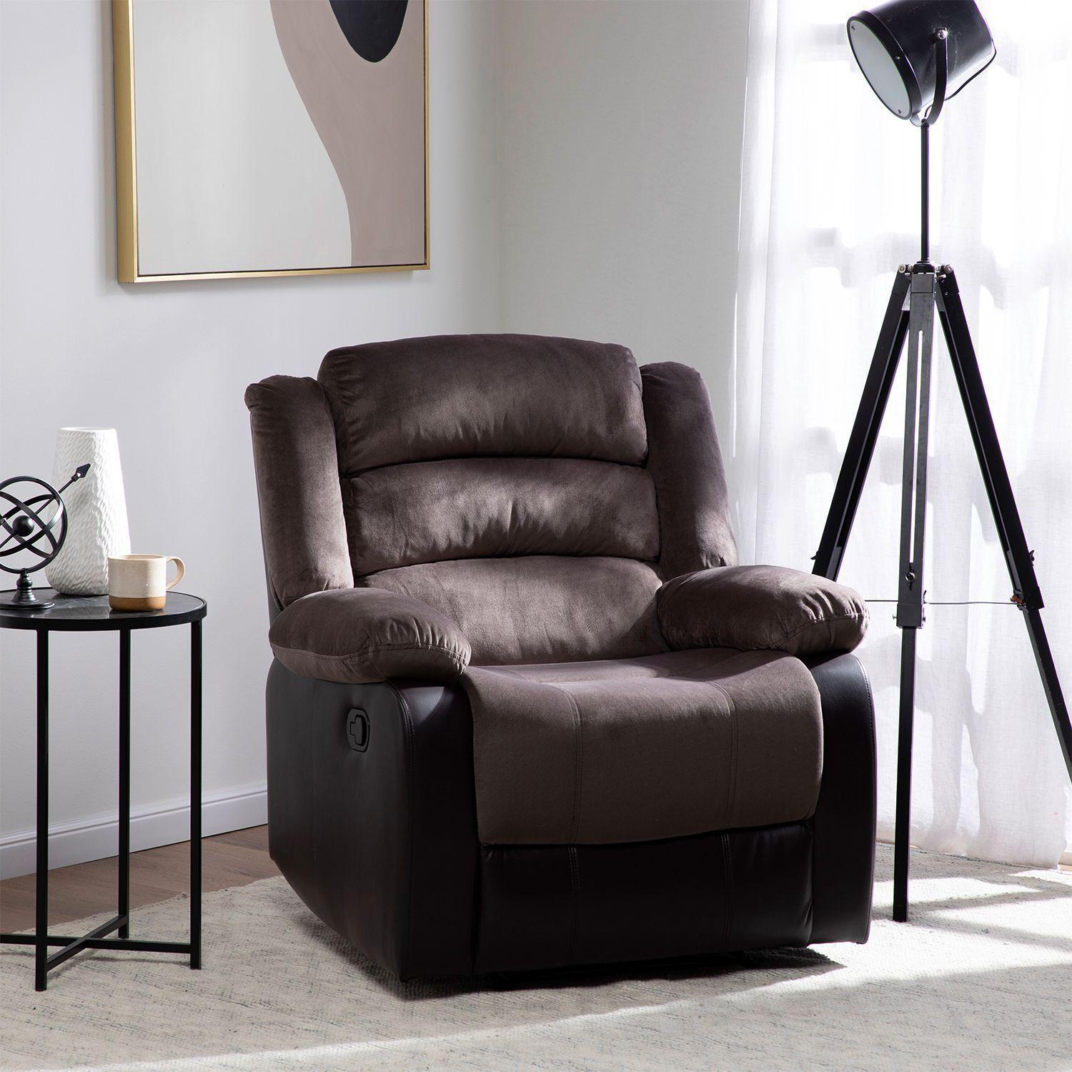 Berger 1 Cuerpo Reclinable Moderno Café Praga 8040RBR-3