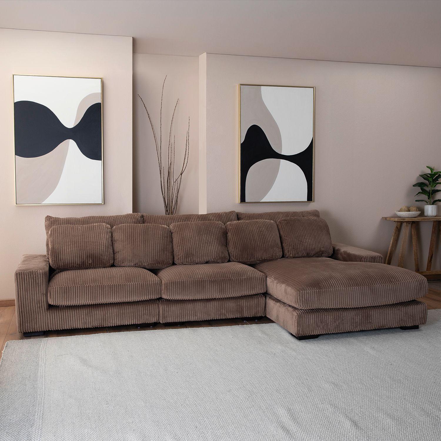 Sofá Seccional Derecho Moderno Kansas KM991R-4