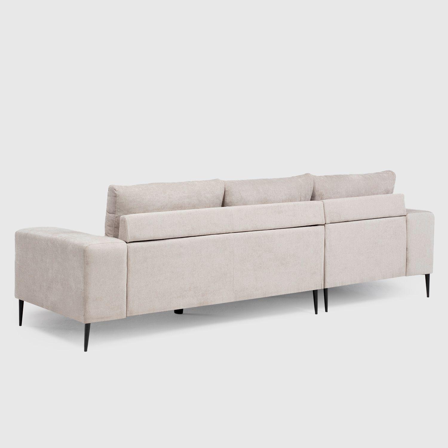 Sofá Seccional Izquierdo Moderno Beige Castelo KM2315LIV-4