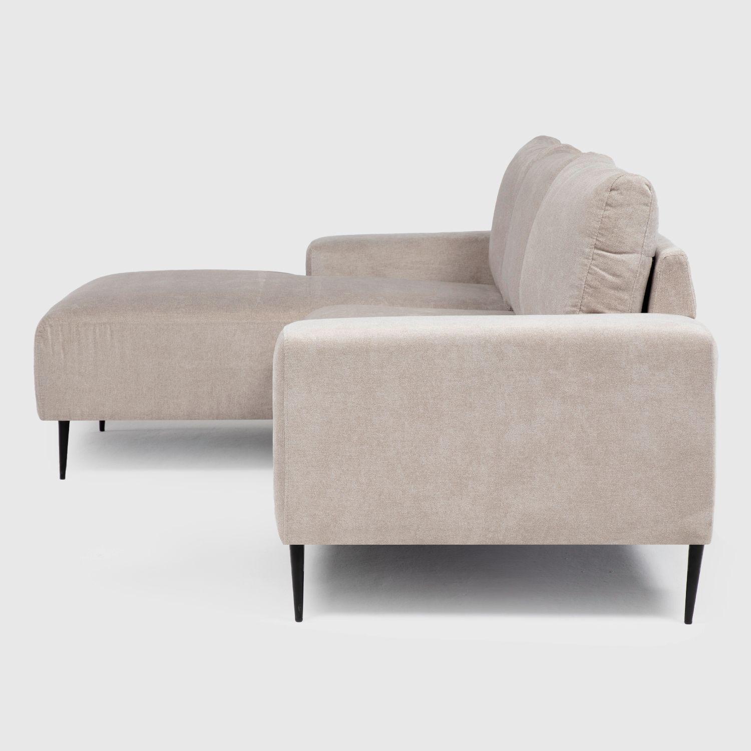 Sofá Seccional Izquierdo Moderno Beige Castelo KM2315LIV-5