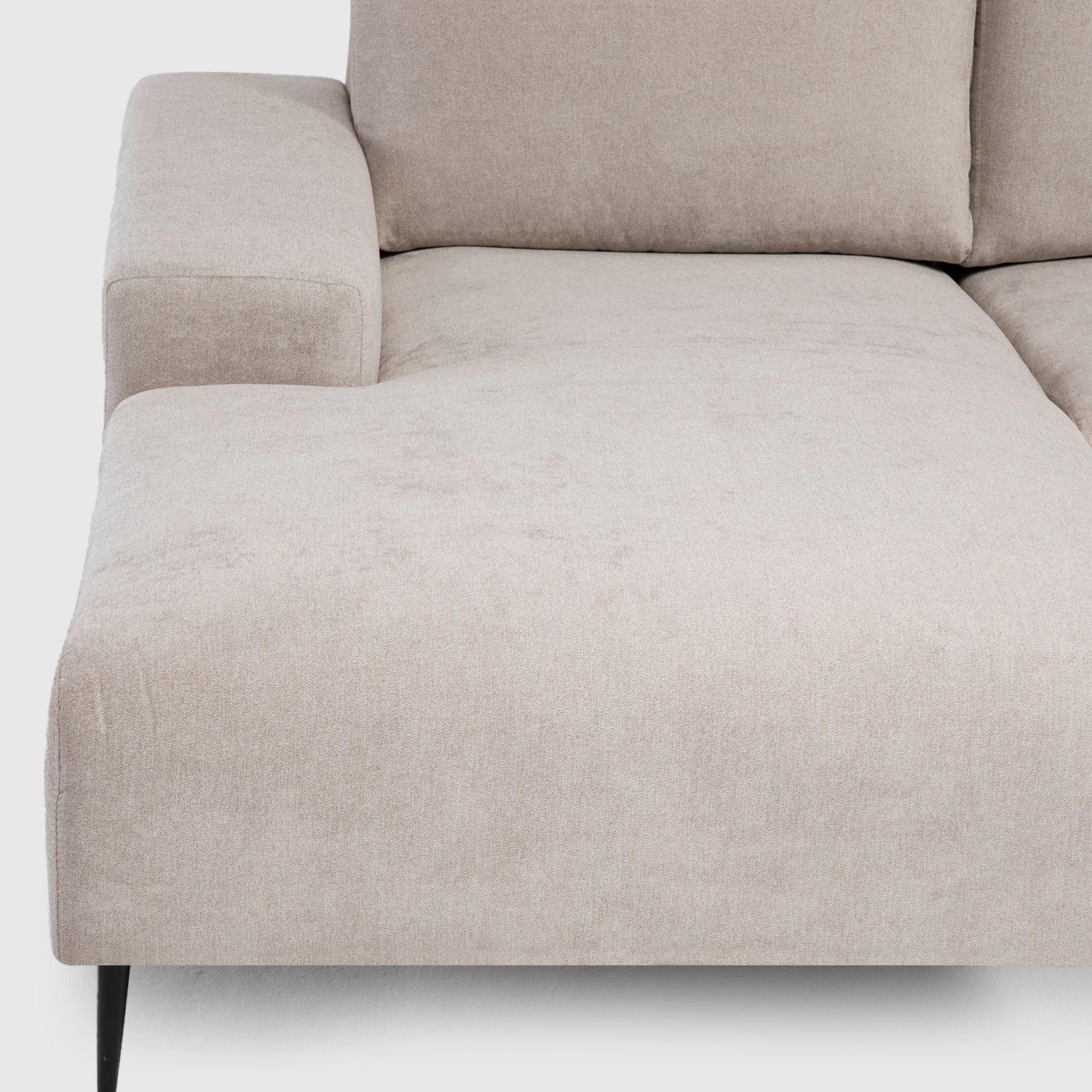 Sofá Seccional Izquierdo Moderno Beige Castelo KM2315LIV-6