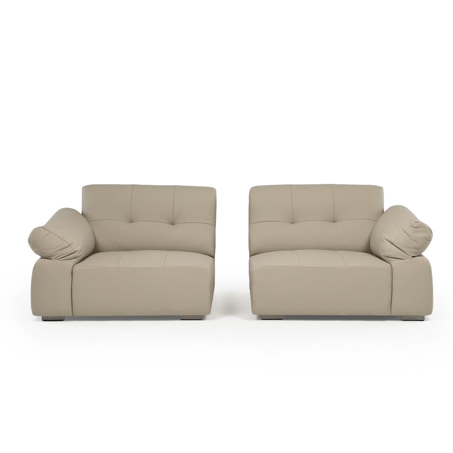 Sofá para Living 2 Módulos Génova Crema 4 Personas-6