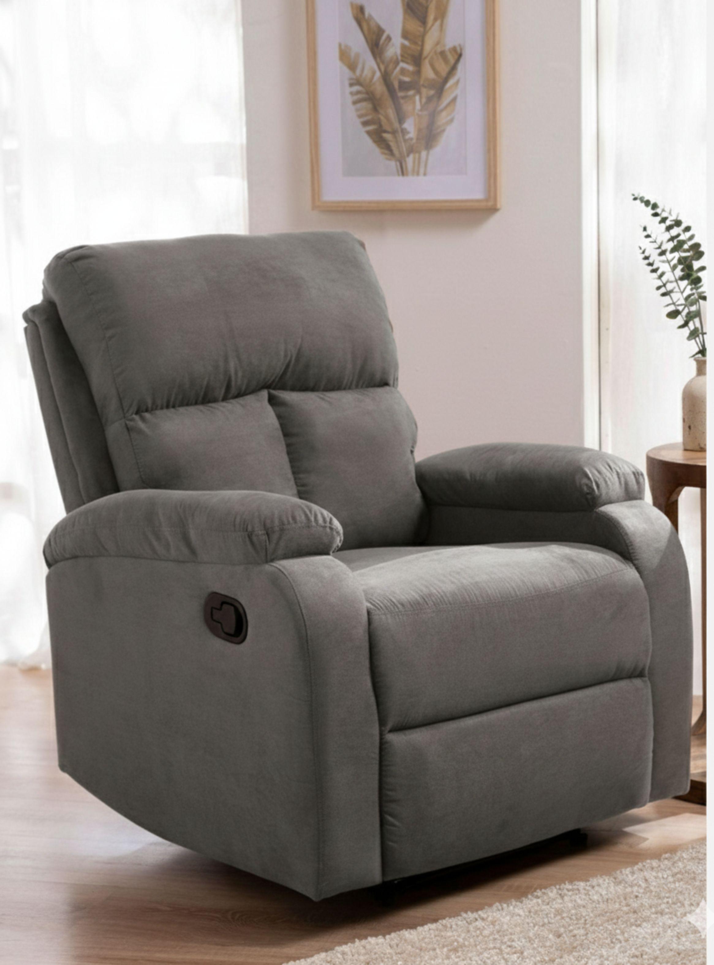 Berger Reclinable Moderno de Lino Matheus Vs8070Gr-0
