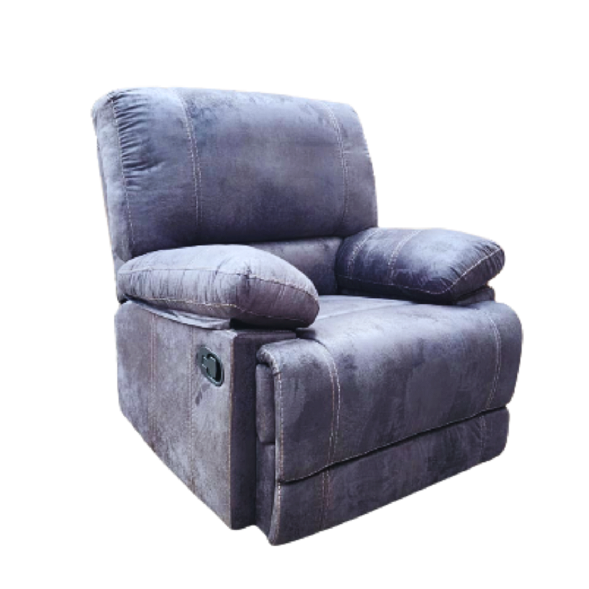 Living Reclinable Gris 1 Sofá 3 Cuerpos + 2 Bergers Castle Set98023GR-4
