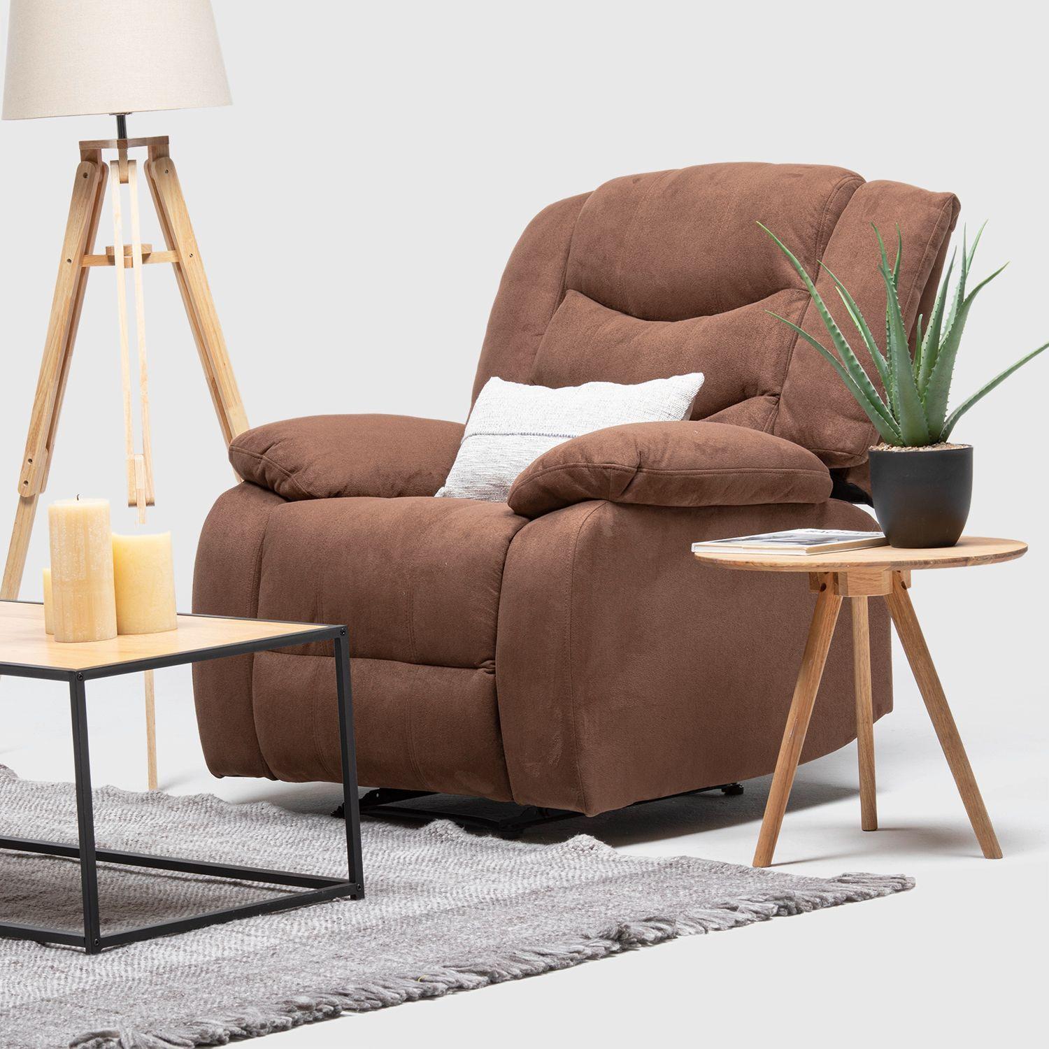 Living Sofá 3 Cuerpos Reclinable Norman + 2 Berger 2011-4